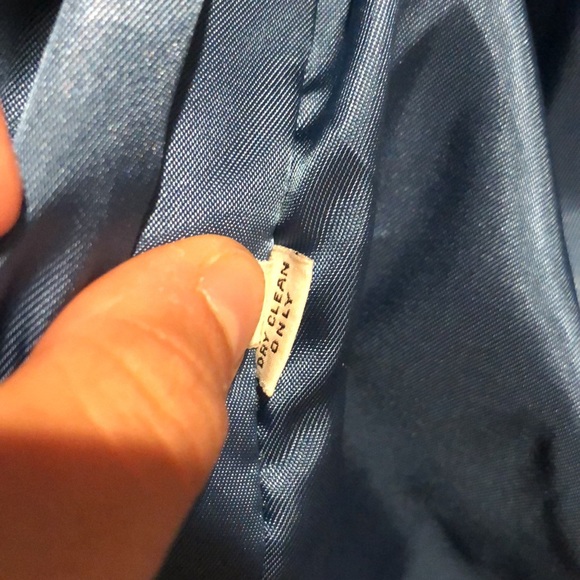 Georgetown Leather Design Vintage Royal Blue Suede Jacket - Picture 7 of 8